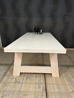 Het Steigerhouthuis Steigerhouten Tafel Benten Straight - 220 x 100 x 78 cm