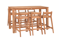 Teak tuinset Barset Buckingham