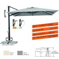 Schneider Schirme Rhodos Smart Sonnenschirm 300 x 300 cm 2 Farbvarianten Freiarmschirm - 