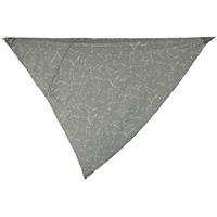 Decoris Schaduwdoek/zonnescherm driehoek grijs 3 x 3 x 3 meter -