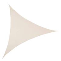 Leen Bakker Schaduwdoek driehoek - crème - 360x360x360 cm
