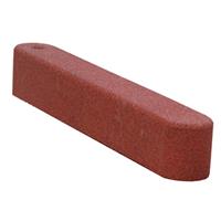granugreen Rubber zandbak rand / opsluitband - 100 x 15 x 15 cm - Rood