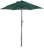 Hioshop Vera parasol Ø180cm groen.
