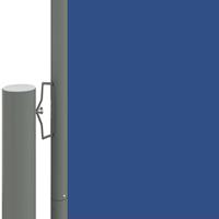 VIDAXL Seitenmarkise Ausziehbar Blau 220x1200 cm - Blau