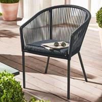 Pureday Outdoor-Stuhl Verona Gartenstühle schwarz
