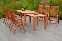 MERXX Garten-Essgruppe "Comodoro", (Set, 7 tlg.)