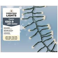 Lumineo Clusterverlichting Warm Wit Buiten 680 Lampjes Kerstverlichting - Kerstverlichting Kerstboom