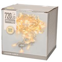 Shoppartners Kerstverlichting Transparant 720 Warm Witte Lampjes Buiten 5400 Cm - Kerstverlichting Kerstboom