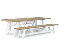 Lifestyle Garden Furniture Lifestyle Salina/Florence 260 cm dining tuinset 5-delig