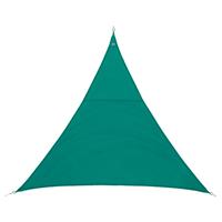 Hesperide Schaduwdoek/zonnescherm Curacao driehoek mint groen waterafstotend polyester - 4 x 4 x 4 meter - Terras/tuin zonwering