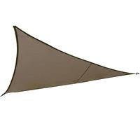 Hesperide - Dreieckiges Sonnensegel Curacao Maulwurfsgrau - 4 x 4 x 4 m - Hespéride - Maulwurf