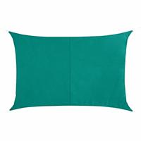hesperide Rechteckiges sonnensegel curacao smaragdgrün aus polyester und stahl - Abmessungen L. 400 x D. 300cm - Hespéride - Smaragd