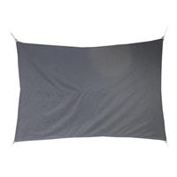 Hesperide Premium kwaliteit schaduwdoek/zonnescherm Shae rechthoekig grijs 2 x 3 meter -