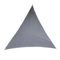 Premium kwaliteit schaduwdoek/zonnescherm Shae driehoek grijs 4 x 4 x 4 meter chaduwdoeken