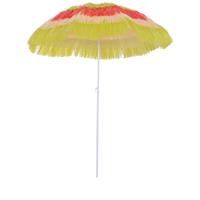 GardenGoodz Luxe Strand Parasol - Zonnescherm - Knikbaar - Hawaiian Strandparasol - ø160 × H190 Cm