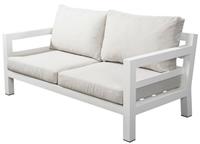 Yoi Midori sofa 2 seater alu white/mixed grey