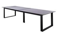 Yoi Teeburu table 300x100cm. alu black/concrete