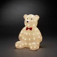 Konstsmide 6246-103 Acryl figuur Energielabel: G (A - G) Teddybeer Warmwit LED Wit