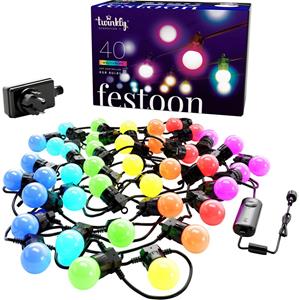 Twinkly Festoon Lights 40 RGB Lamps Starter Kit