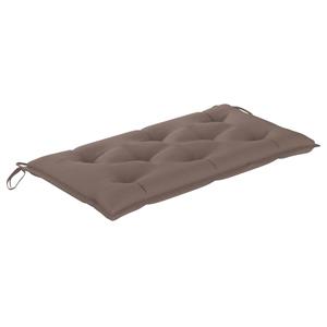 vidaXL Gartenbank-Auflage Taupe 110x50x7 cm Stoff 