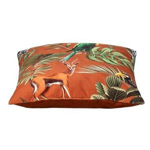 Leen Bakker Sierkussen Jungle - cognac - 45x45 cm