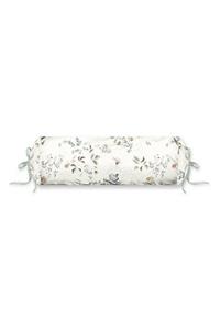 Pip Studio Tokyo Bouquet Roll Cushion White 22x70 cm