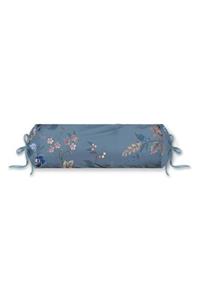Pip Studio Kawai Flower Roll Cushion Blue 22x70 cm