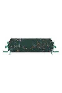 Pip Studio Kawai Flower Roll Cushion Dark Green 22x70 cm