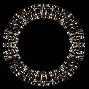 Christmas United LED-Weihnachtskranz, schwarz, 800 LEDs, Ø 50cm