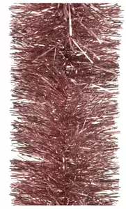 Decoris Guirlande lametta d10l270cm roze
