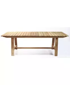 Van der Leeden Tafel Teak naturel L160xB90xH78cm