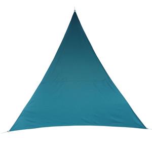 hesperide Dreieckiges Sonnensegel Shae in Blaugrün - 4 × 4 × 4 m - Hespéride - Blaue Ente