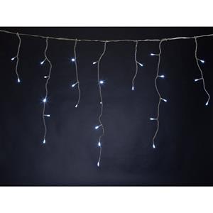 Vellight Eiszapfen-Weihnachtsbeleuchtung - 4 x 0,6 M - 144 LEDs - weiß - Innen & Außen