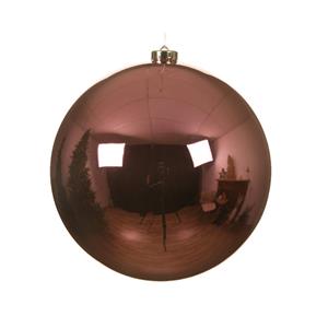 Decoris Kerstbal Plc D14 Cm Lippenstift Roze Kerst