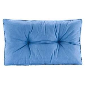 Leen Bakker Loungekussen Florence rug - blauw - 73x43 cm