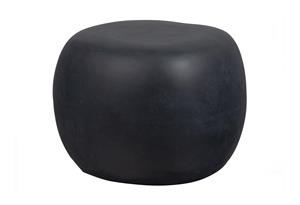 Vtwonen Bijzettafel Pebble Betonlook, 50cm - Zwart