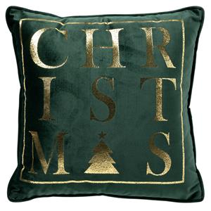 Christmas ierkussen 45x45 Groen - Kerst Decoratie - Velvet