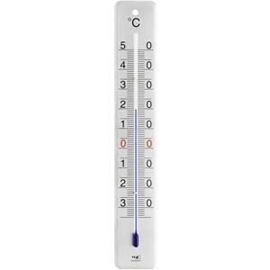 Ubbink Binnen/buiten thermometer geborsteld RVS 4,5 x 28 cm -