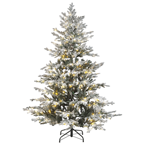 BELIANI Kerstboom wit verlicht 180 cm BRISCO