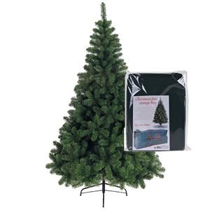 Bellatio kerstboom 210 cm met opbergzak -