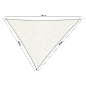 Shadow Comfort driehoek 4x4,5x5m Arctic White