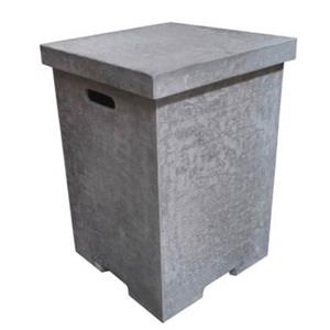 Elementi Gasfles cover betonlook vierkant