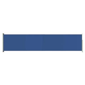 VidaXL Tuinscherm uittrekbaar 140x600 cm blauw