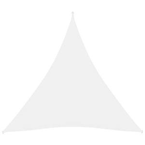 VidaXL Zonnescherm driehoekig 3x3x3 m oxford stof wit