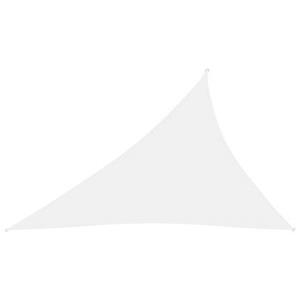 vidaXL Sonnensegel Oxford-Gewebe Dreieckig 3x4x5 m Weiß 