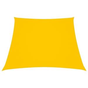 vidaXL Sonnensegel Oxford-Gewebe Trapezförmig 3/4x3 m Gelb 