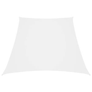 vidaXL Sonnensegel Oxford-Gewebe Trapezförmig 3/4x3 m Weiß 