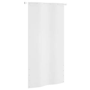vidaXL Balkon-Sichtschutz Weiß 120x240 cm Oxford-Gewebe 