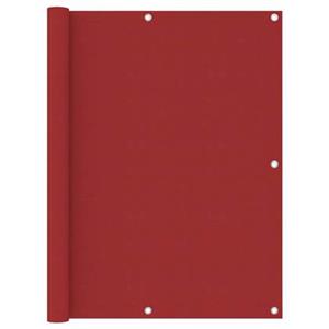 VidaXL Balkonscherm 120x500 cm oxford stof rood
