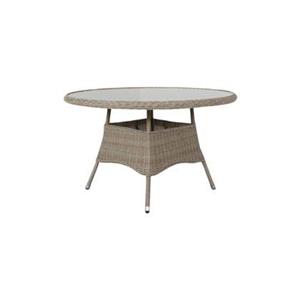 Van der Garde Tuinmeubelen VDG Felina dining tuintafel 130 cm. - Dessert